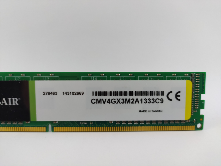 Оперативная память  Corsair DDR3 2Gb 1333MHz (CMV4GX3M2A1333C9) б/у